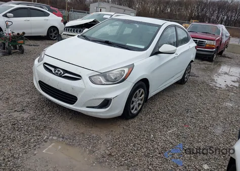 2012 Hyundai Accent Gls из США, поврежденный, VIN KMHCT4AE2CU220271